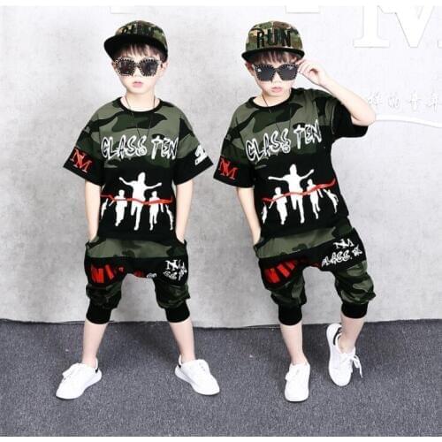 2020 Summer Kids Clothes Set For Boy Children Clothing Sets Summer Girls Sport Suit Boys Clothing 3 4 5 6 7 8 9 10 11 12 Years