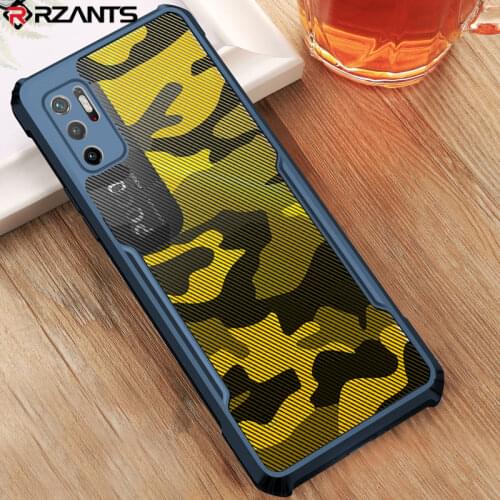 Rzants For Xiaomi POCO M3 Pro 5G Xiaomi Redmi Note 10 10S Redmi Note 10 Pro Max 4G Case Hard Camouflage Protection Slim Cover