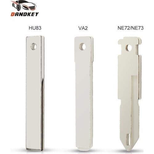 Dandkey VAC102 VA2/VA6 HU83 NE73 Uncut Remote Key Blade For Peugeot 106 207 206 306 405 406 307 For Citroen C1 C3 C5 C6 XSARA