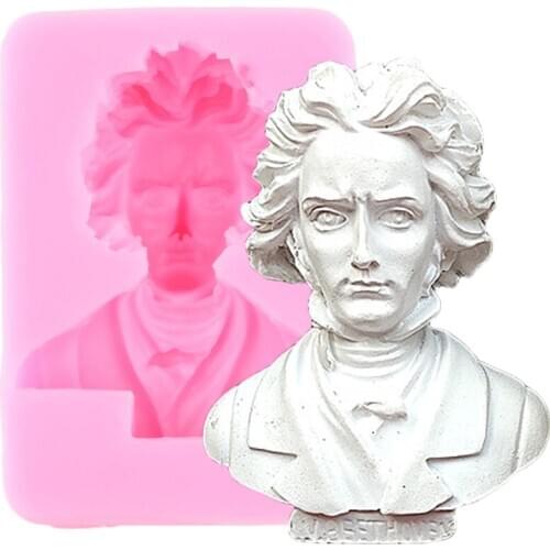 Men Avatar Silicone Mold Soap Resin Polymer Clay Mould Fondant Cake Decorating Tools Candy Chocolate Gumpaste Moulds