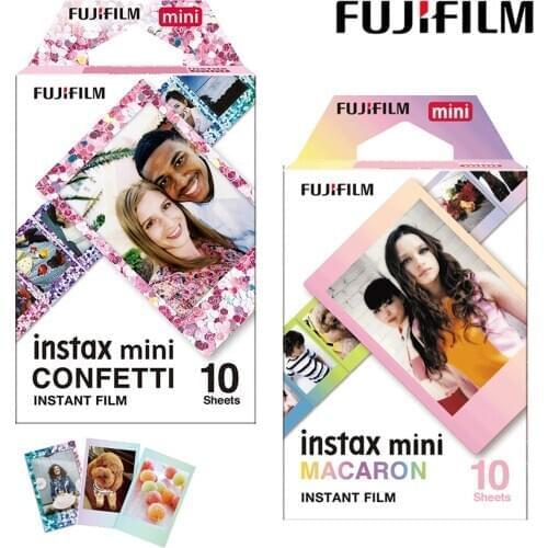 Fujifilm Instax Mini Film Confetti + Macaroon Instax Mini 9 Color Films 20 pcs For Fuji Instant Mini 8 9 7s 70 90 Camera SP-1