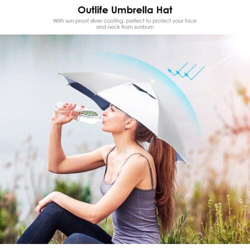 Head Umbrella Hat Portable Cap Sunproof 1PC Foldable Sunscreen For Fishing Accessories Boating Durable Umbrella Hat