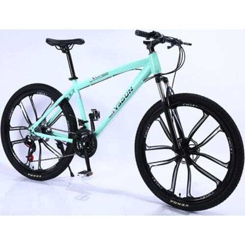 Mountain Bike Man Student One Round Ten Knife Youth Racing Women Speed Double Disc Brakes Shock Off Road Adult Bicycle