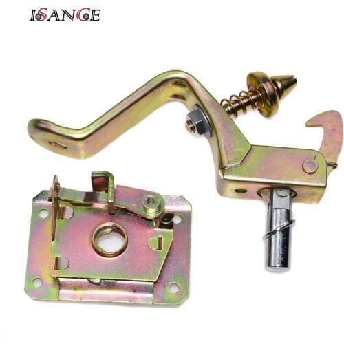 ISANCE 2pcs Front Lower Upper Door Lock Latch For VW Beetle 1.6L 1969-1977 & Super Beetle 1971-1979 on Apron OE# 152823509B