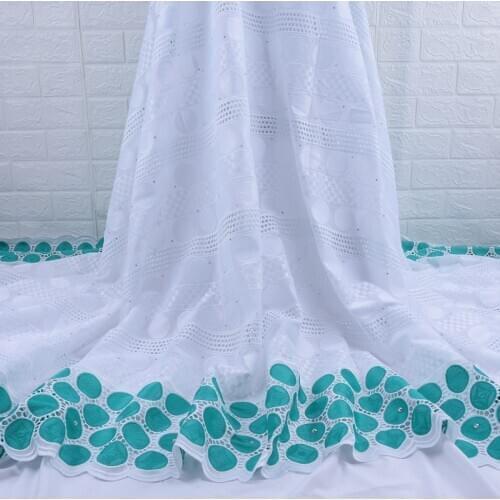 Red Black African Cotton Dry Lace Fabric High Quality Swiss Voile Lace In Switzerland With Stones For Men Women Dress Party 1760