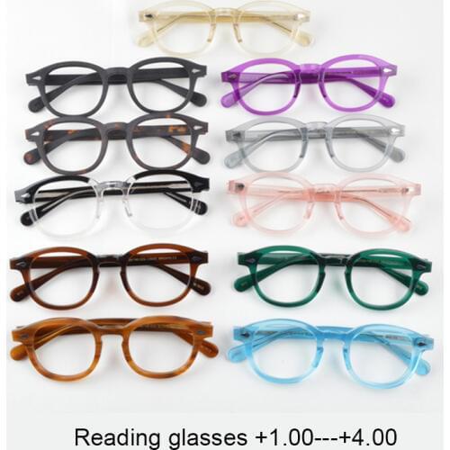 Reading Glasses Men Johnny Depp Eyeglasses Woman Brand design Computer Goggles male Vintage Presbyopic Eyeglasses