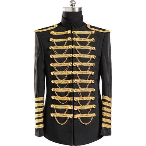 Stand collar 2020 new arrival royal costume singer slim men suit set with pants mens suits formal dress suit + pant 4XL