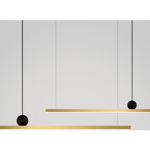 Nordic Luxury LED Pendant lights Copper long Hanging lighting Dining room suspension lamps Restaurant home deco fixtures