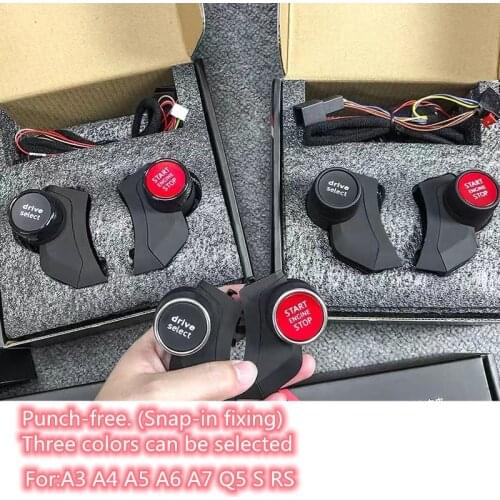 For Audi A3 A4 A5 A6 C8 Q5 Steering wheel START switch Driving mode switch