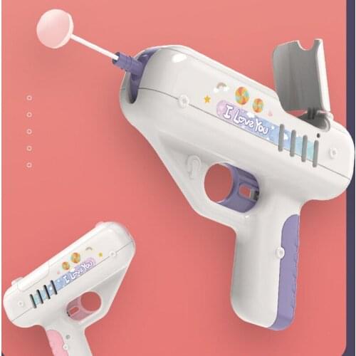 Candy Gun Surprise Lollipop Gun Sweet Creative Gift Lollipop Catapult Storage Toys for Girlfriend Children Adult Small Sugar Toy