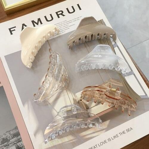 Transparent Hair Claws Headwear Hairgrip Hair Accessories Hairpins
