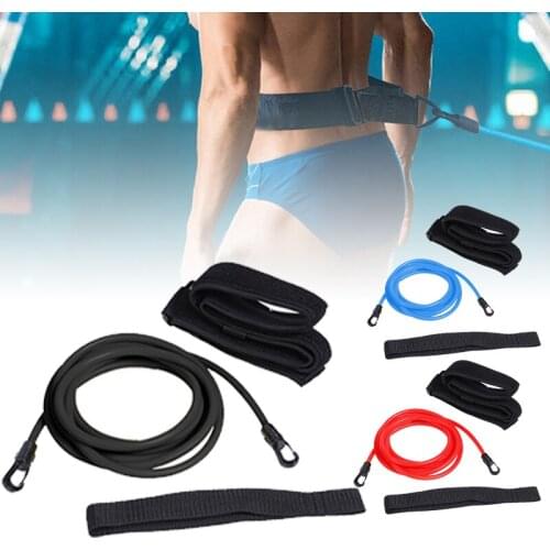 Adjustable Swimming Training Belt Elastic Resistance Rope Strength Training Tools for Adult and Children SAL99