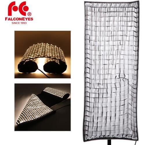 Falcon Eyes RX-36TDX Flexible Rollable Cloth LED Fill-in Light Lamp Studio Video Lighting Panel 240W Bi-Color 3000K-5600K