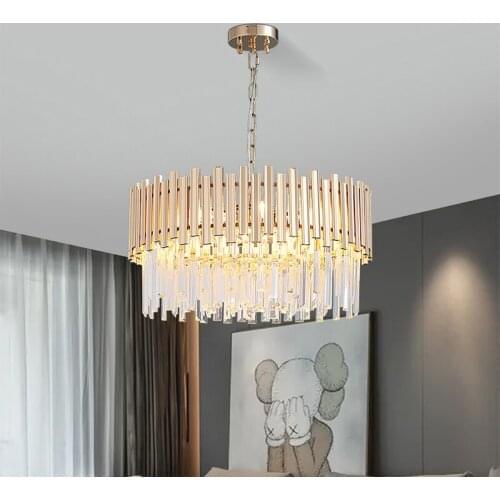 Gorgeous atmosphere living room lamp Noble fashion crystal chandelier European design bedroom lamp study lamp dining room lamp