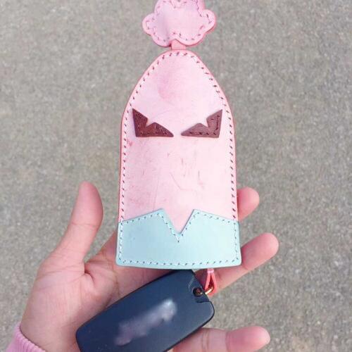 Japan Steel Blade wooden dies DIY leather craft cute car key ring bag die cutting knife mould hand punch tool template set