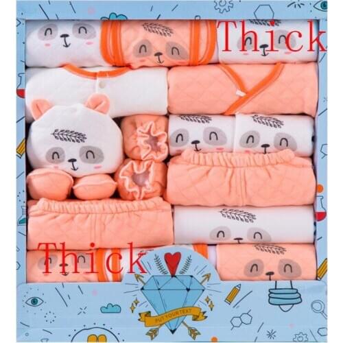 18pcs/set Newborn Clothes Suits 0-6M BabyToddler Clothing Sets Boys Girls Suit Cotton