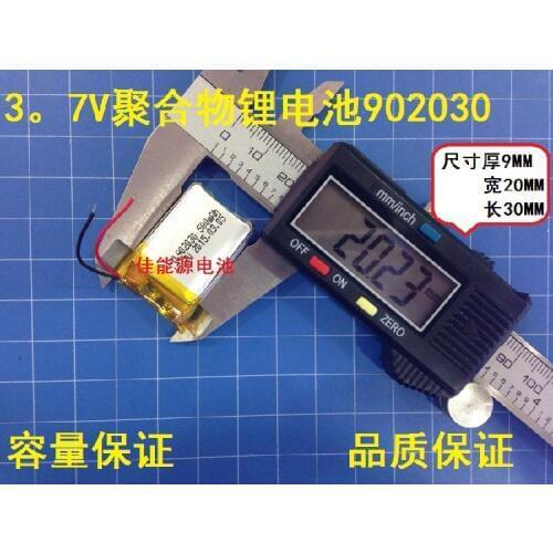 3.7V polymer lithium battery 902030 500MAH Bluetooth headset wireless headset wireless WIFI Rechargeable Li-ion Cell