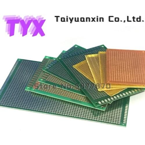 5PCS PCB Prototype Board Copper-Plate Breadboard Universal Stripboard Prototyping Veroboard diy Universal Printed Circuit