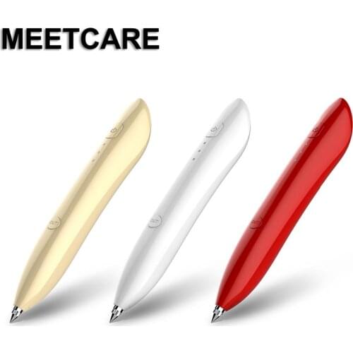 Meetcare Wart Freckle Removal Machine Skin Tag Mole Dark Spot Remover for Body Tattoo Burning Pen Salon Home Beauty Face Clean