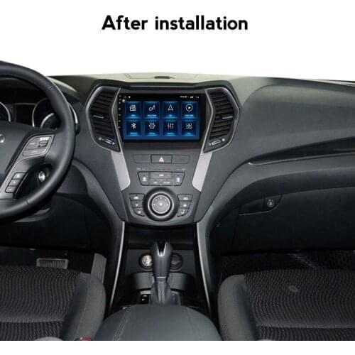 Octa-Core 2 Din Android10 For Hyundai IX45 Santa Fe 2013-2017 Car Radio Multimedia Video Player GPS Navigation DVD Carplay Auto