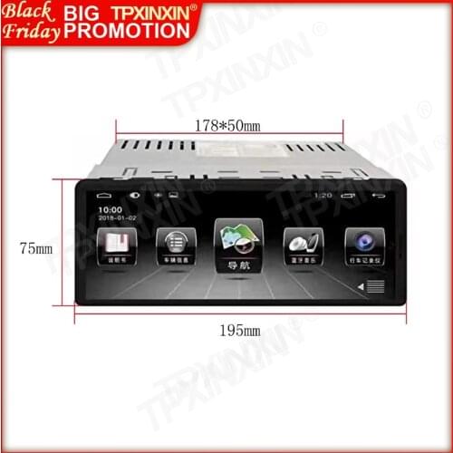 6.9 inch Android 10 Car Multimedia Player 1 DIN Universal GPS Navigation Headunit Auto Radio Audio Stereo Support Head Unit 16G