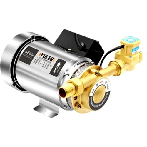 280W Household Automatic Shower Booster Pump 20L/M Stainless Steel Head Water Pressure Pump