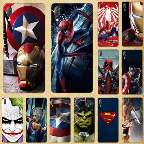 Super Hero Phone Case Cover For Sony Xperia L3 L2 L1 C S39H C4 C5 E4 E4G E5 M5 M4 M2 Soft Silicone Back cover Bags