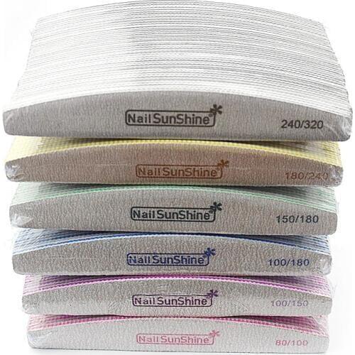 200/500/1000 pcs lot Double-sided Nail File Blocks Colorful Polish Remover Sanding Buffer Manicure Tool Wholesale Customization