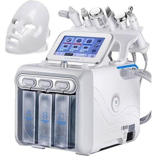 Hydro facial machine vacuum blackhead remover 6 in 1 h2o2 hydro facials machine