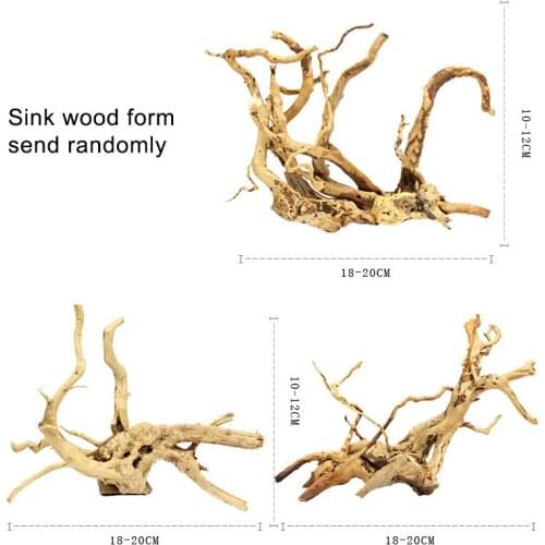Hot Sale 1pcs Wood Natural Trunk Driftwood Tree Aquarium Fish Tank Plant Branch Decoration Ornament Landscap Flower Grass Decor