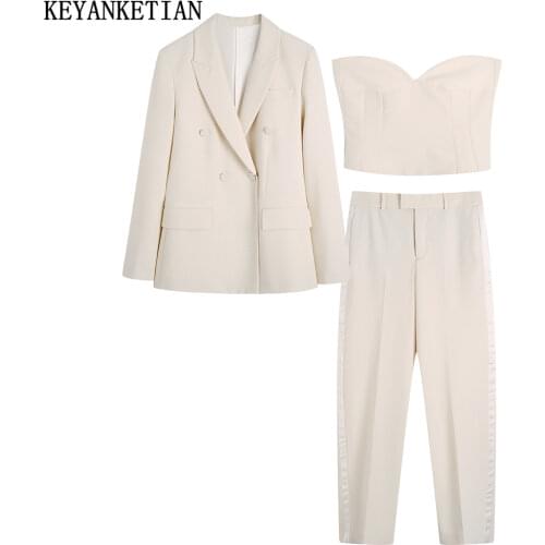 KEYANKETIAN Women's Trouser Suits