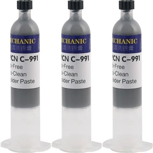 MECHANIC No need to clean Solder paste C-991 Solder paste Tin paste solder Tool 183 degree melting point