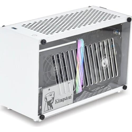 T60 all aluminum case household desktop computer cute, compact and convenient