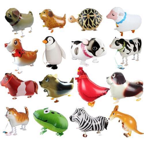 New walking Foil Balloons Animals Inflatable Air Balloon for Birthday Party Wedding Supplies Children Toys