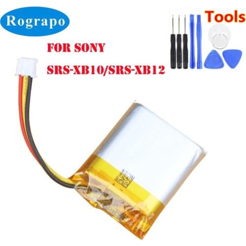New SF-08 Battery For Sony SRS-XB10 Accumulator 1400mAh Li-Polymer Replacement Batterie 3-wire Plug +tools
