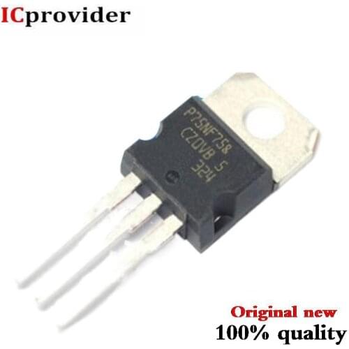 10PCS STP75NF75 P75NF75 TO-220 TO220 75NF75 IC new original