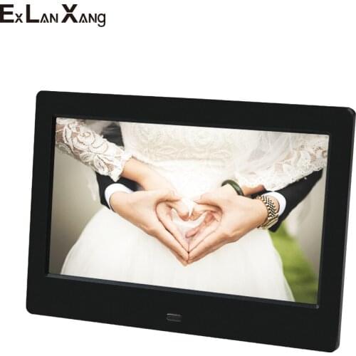 Christmas Gift 7 Inch High Definition Picture Multimedia Player MP3/MP4 Alarm Clock Gift Digital Photo Frame 2.4G Remote Contro