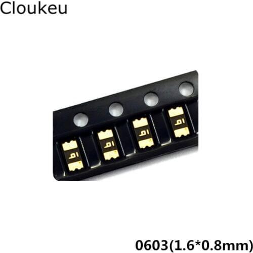 20Pcs Chip resettable fuse PPTC 0603 0.75A 750mA 6V SMD0603-075