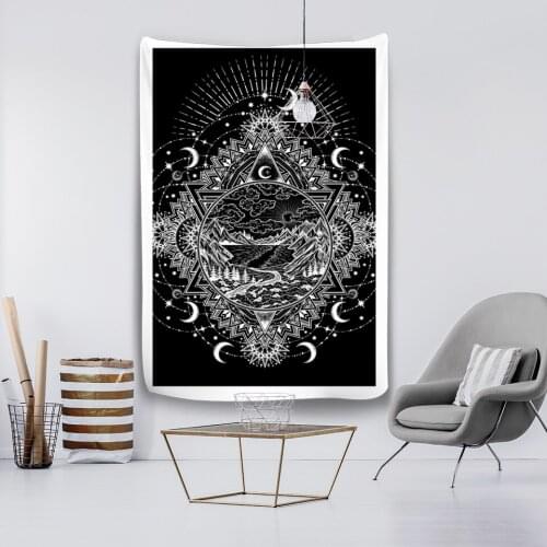 Tarot Card Tapestry Wall Hanging Astrology Divination Bedspread Beach Mat