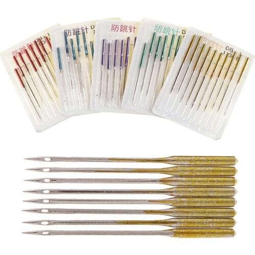 10pcs Industrial Anti-skipping Needles Sewing Stretch Cloth Machine Anti-jump Needle Elastic Cloth Sewing Needle Accessories