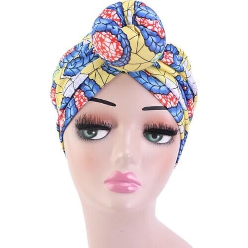 2021 Trendy Print turban hat donut animal print muslim headdress Inner cap for hijabs femme musulman hijab underscarf bonnet