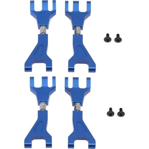 4Pcs Aluminum Front & Rear Upper Suspension Arms for 1/10 Redcat Blackout XTE SC XBE (Pro) Upgrade Parts Accessories