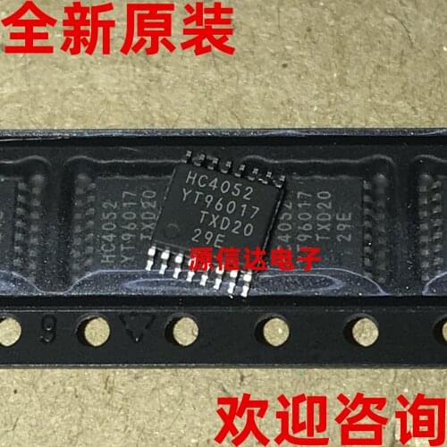 5PCS New imported 74HC4052PW screen printing: real picture shooting of hc4052tsop-16 logic chip