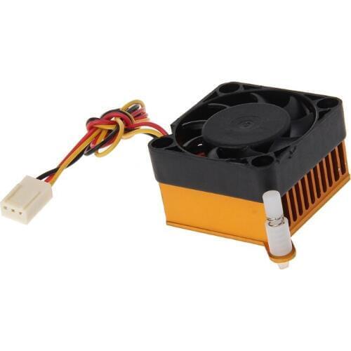 PC Northbridge Chipset Aluminium Cooler Heatsink 40mm Fan For 3D Printer Cooling