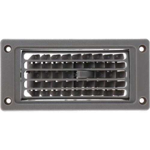 Car Marine RV Boat AC Air Conditioner Linear Vent Grille Cover Ducted Gray Beige