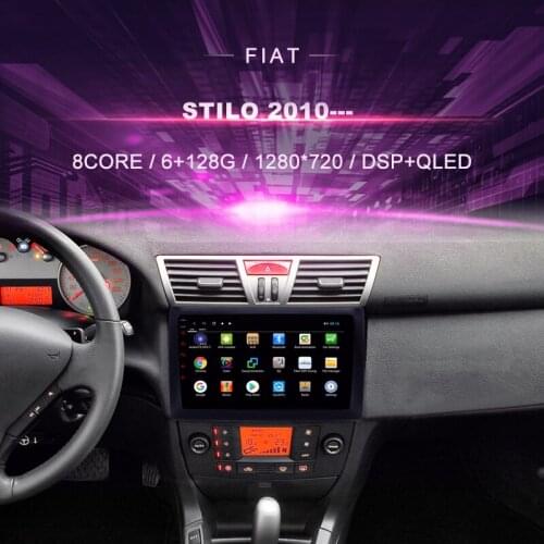 Car DVD For FIAT STILO 2010--- Car Radio Multimedia Video Player Navigation GPS Android10.0 Double Din