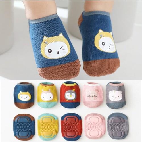 Baby Socks for 1-5Years Baby Girls Kids Dispensing Non-slip Spring and Summer Cartoon Cotton Socks Home Toddler Socks Kawai