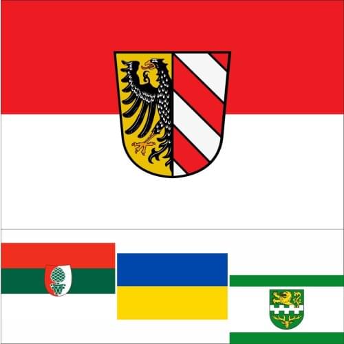 Germany 119 City And Regions Flag 3X5FT 90X150CM 100D Polyester Bandera de Núrnberg Banner