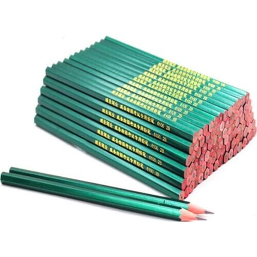 10pcs/set Wood 2B Pencil Students Use Writing Hexagonal Special Sketch Children Drawing pencil Art Stationery Office School