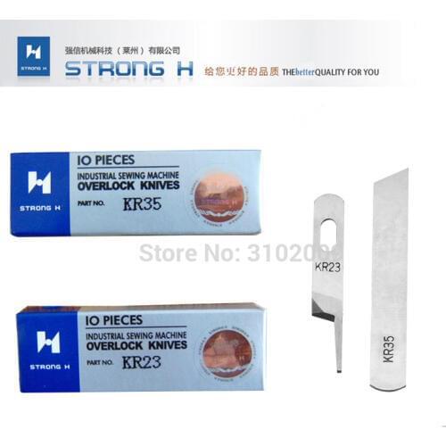 10piece STRONG H High quality SiRUBA 737 747 copy machine three-wire four-wire Upper Down Knife package sewing machine